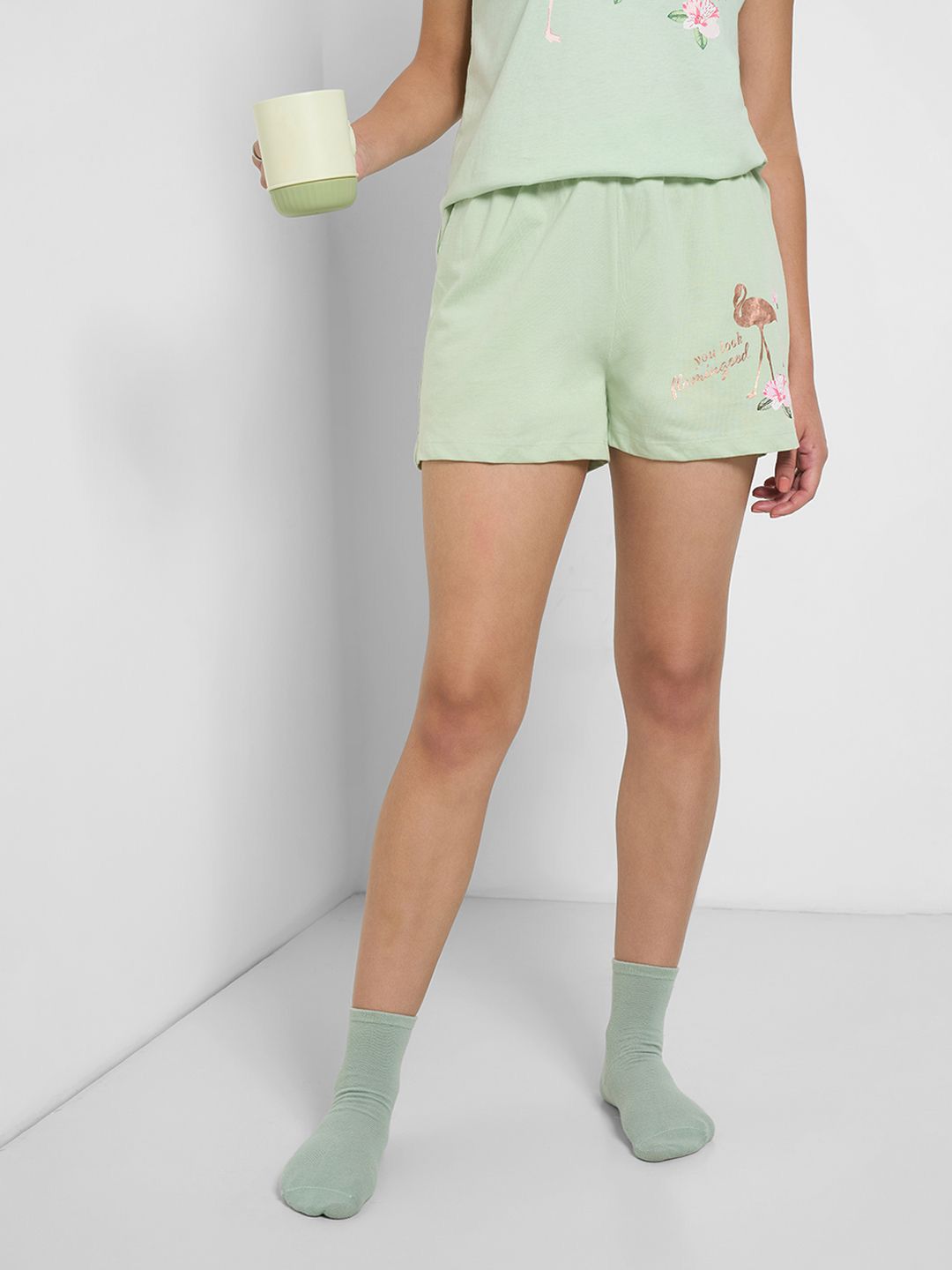 Dreamz by Pantaloons Women Printed Lounge Shorts-picture-36