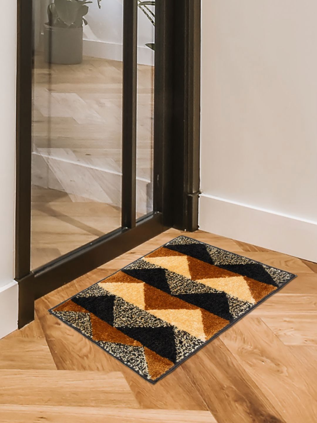 RANGOLI Brown & Black Printed Anti Skid Doormats-image-36