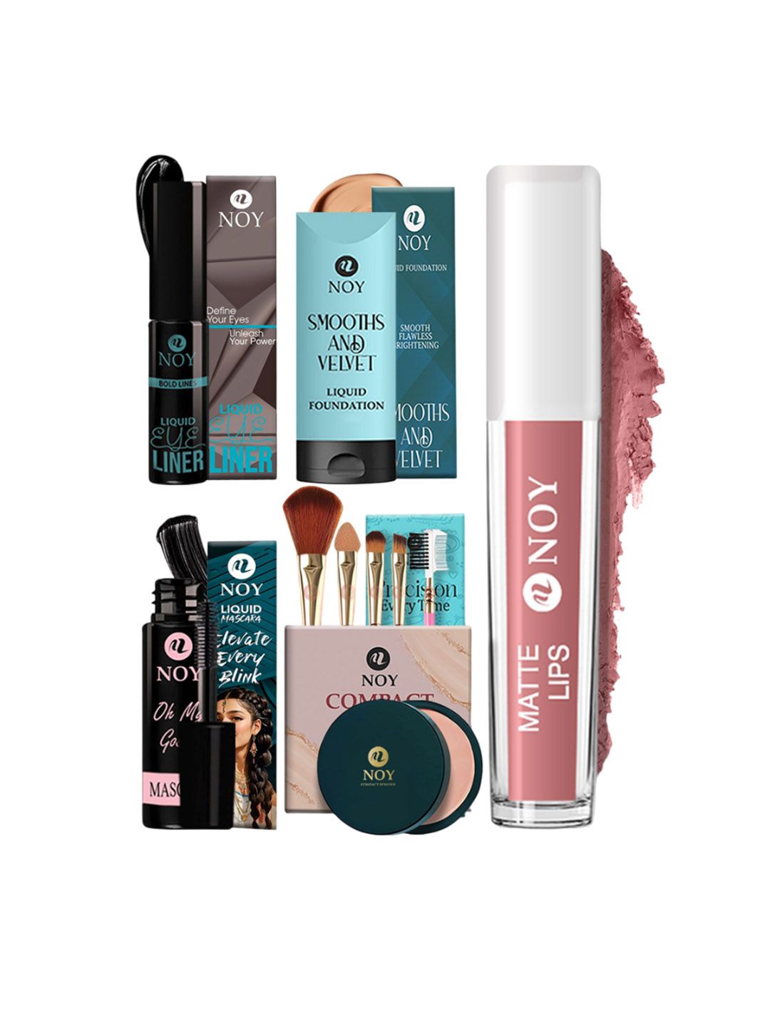 NOY Set Of 10 Long Lasting Waterproof Makeup Combo-picture-15