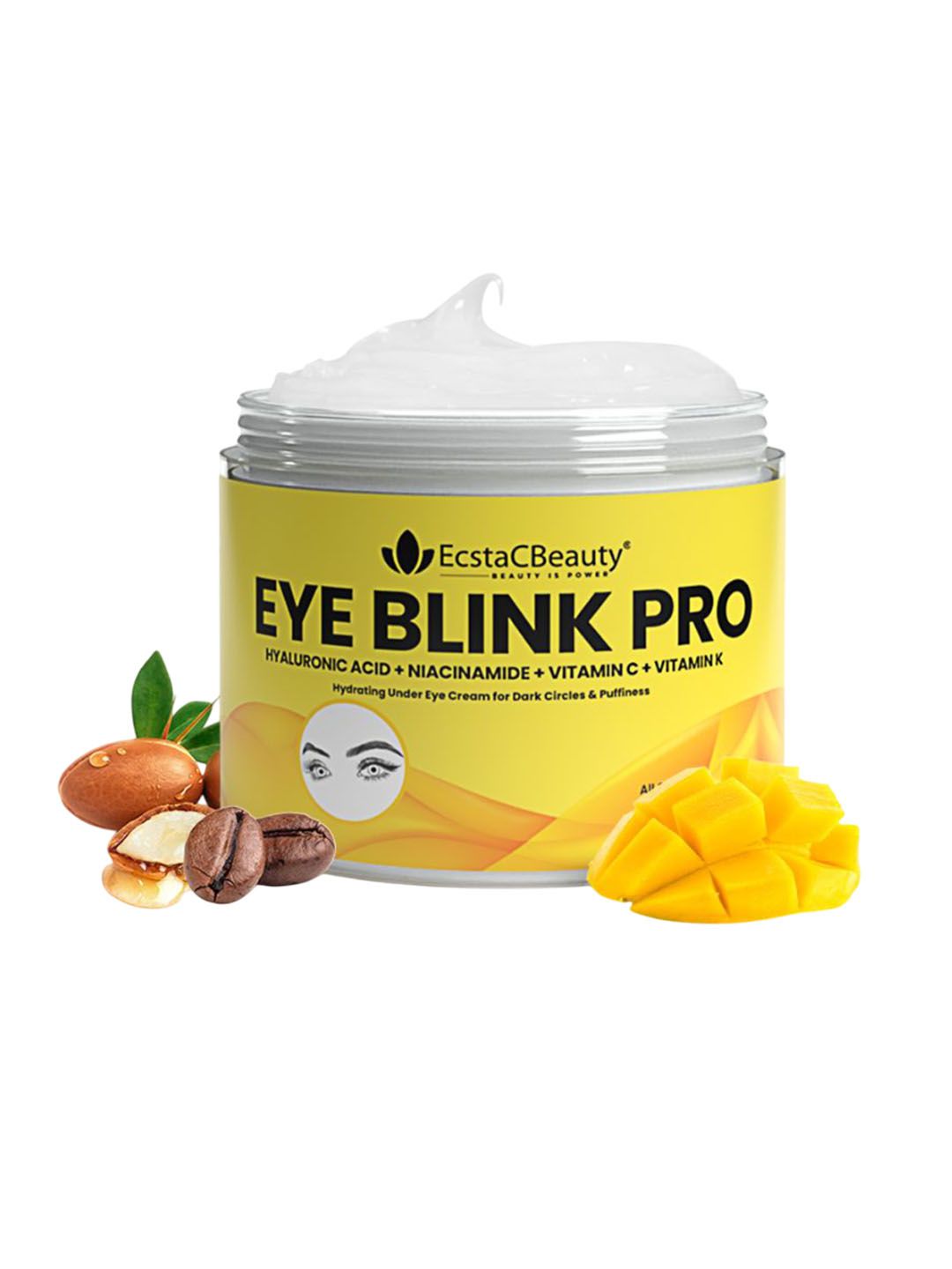 EcstaCBeauty Eye Blink Pro Under Eye Cream With Niacinamide - 100 g-image-3