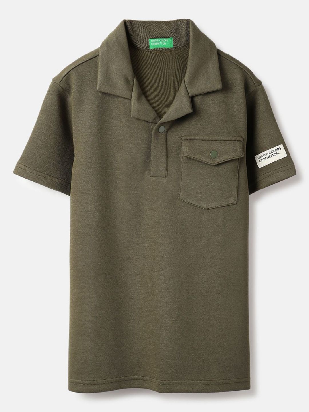 United Colors of Benetton Boys Polo Collar Pockets T-shirt-picture-42