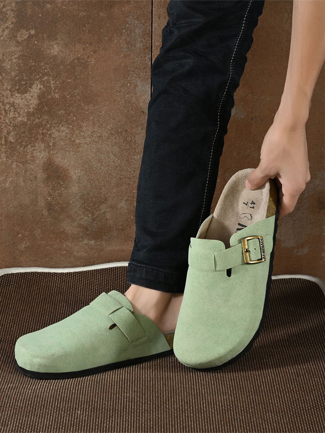 AfroJack Men Mules with Buckles Flats-picture-21