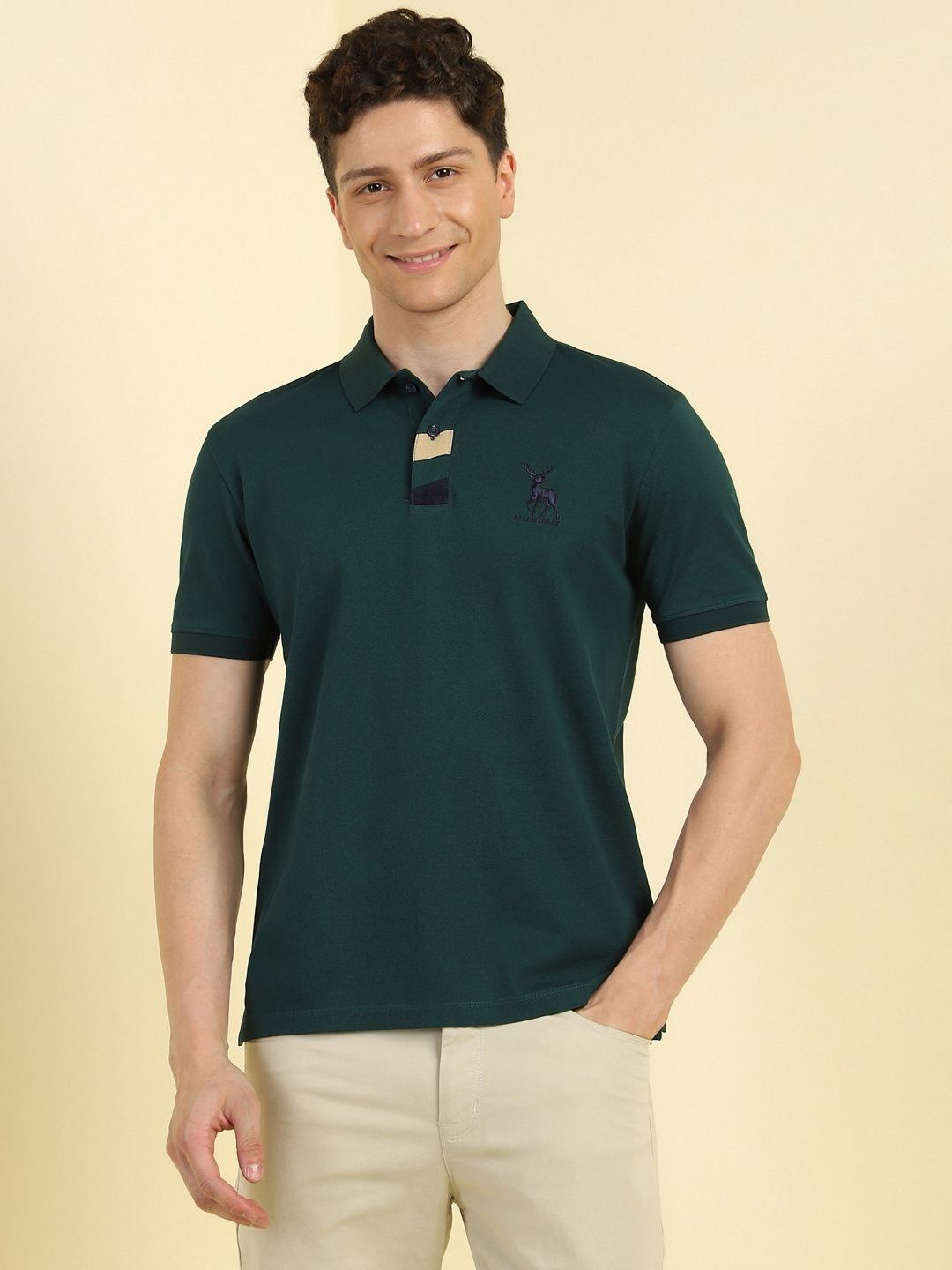 Allen Solly Men Polo Collar T-shirt-picture-22