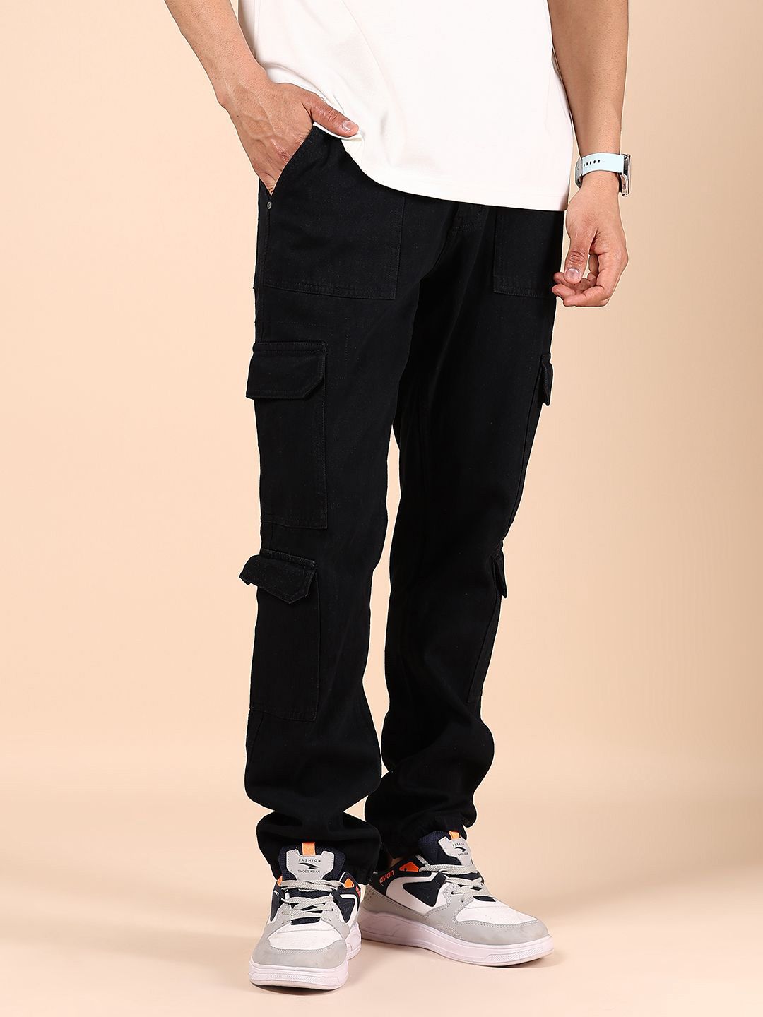 V-Mart Men Regular Fit Mid-Rise Light Fade Non Stretchable Jeans-picture-39