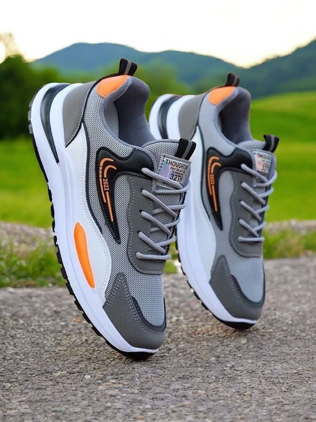 Layasa Men Walking Lace-Up Outdoor Sneakers-picture-22