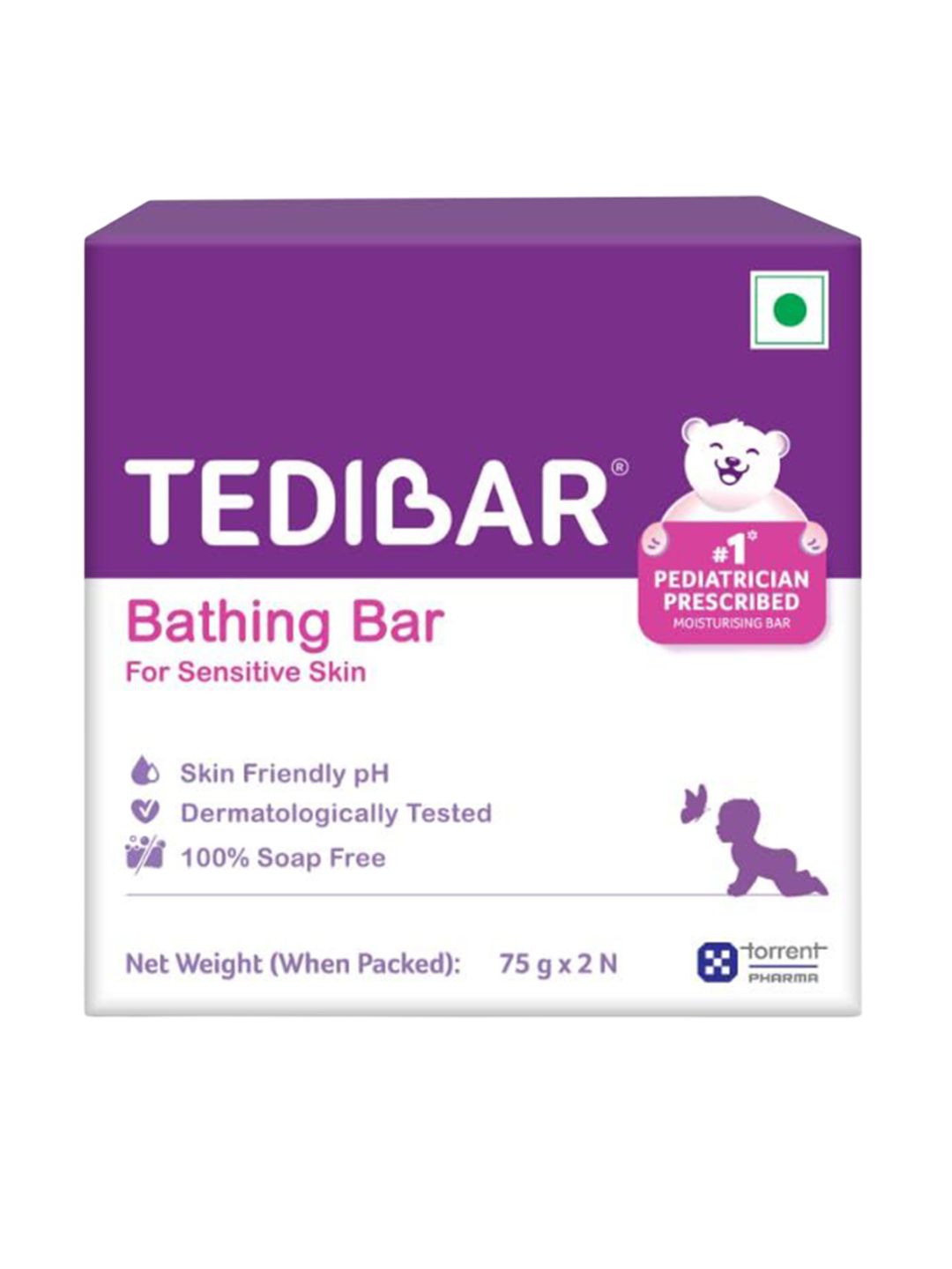 Tedibar Set Of 2 Baby Bathing Bar For Baby's Sensitive Skin With Ph 5.5 - 75 g Each-picture-51