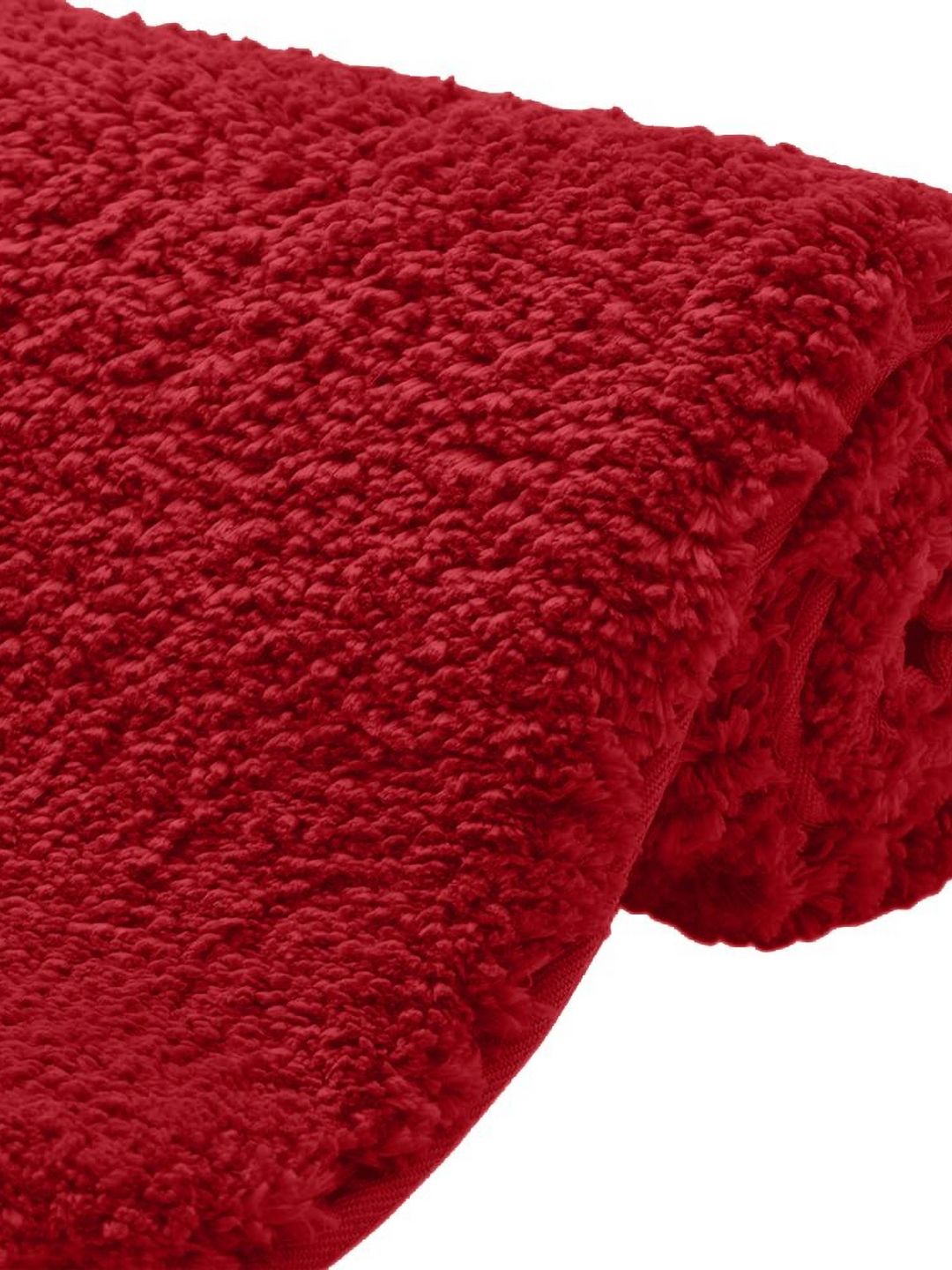 AaHo Decor Red Textured Anti-Slip High Absorbent Microfiber Bath Rugs-image-30