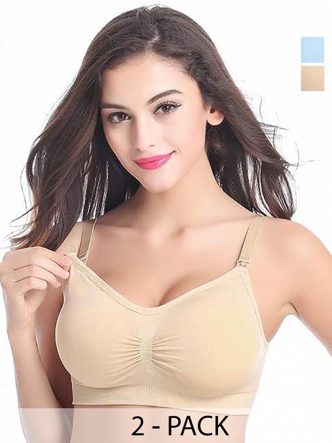 BRACHY Pack Of 2 Full Coverage Maternity Bra