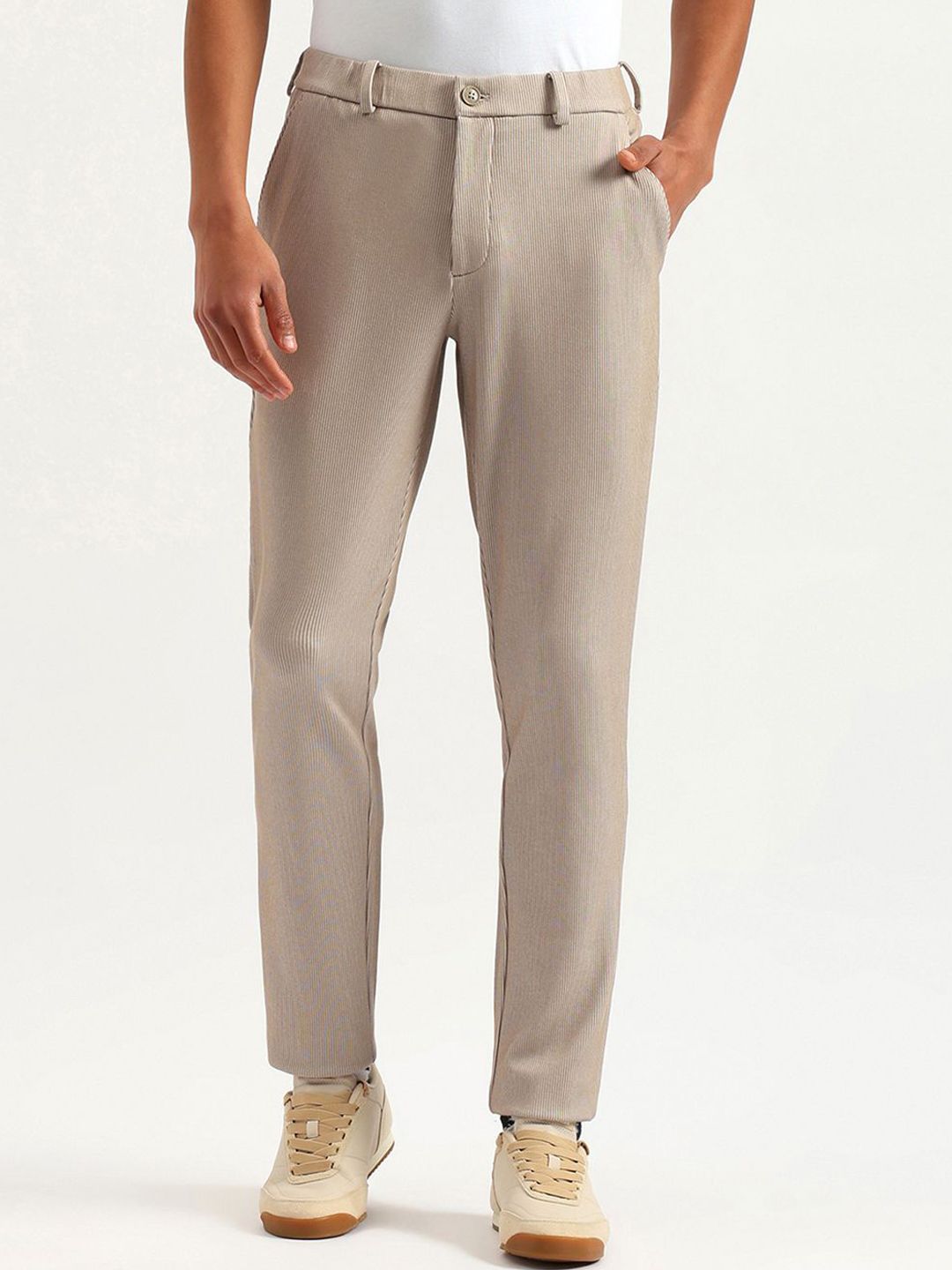 United Colors of Benetton Men Striped Trousers-picture-20