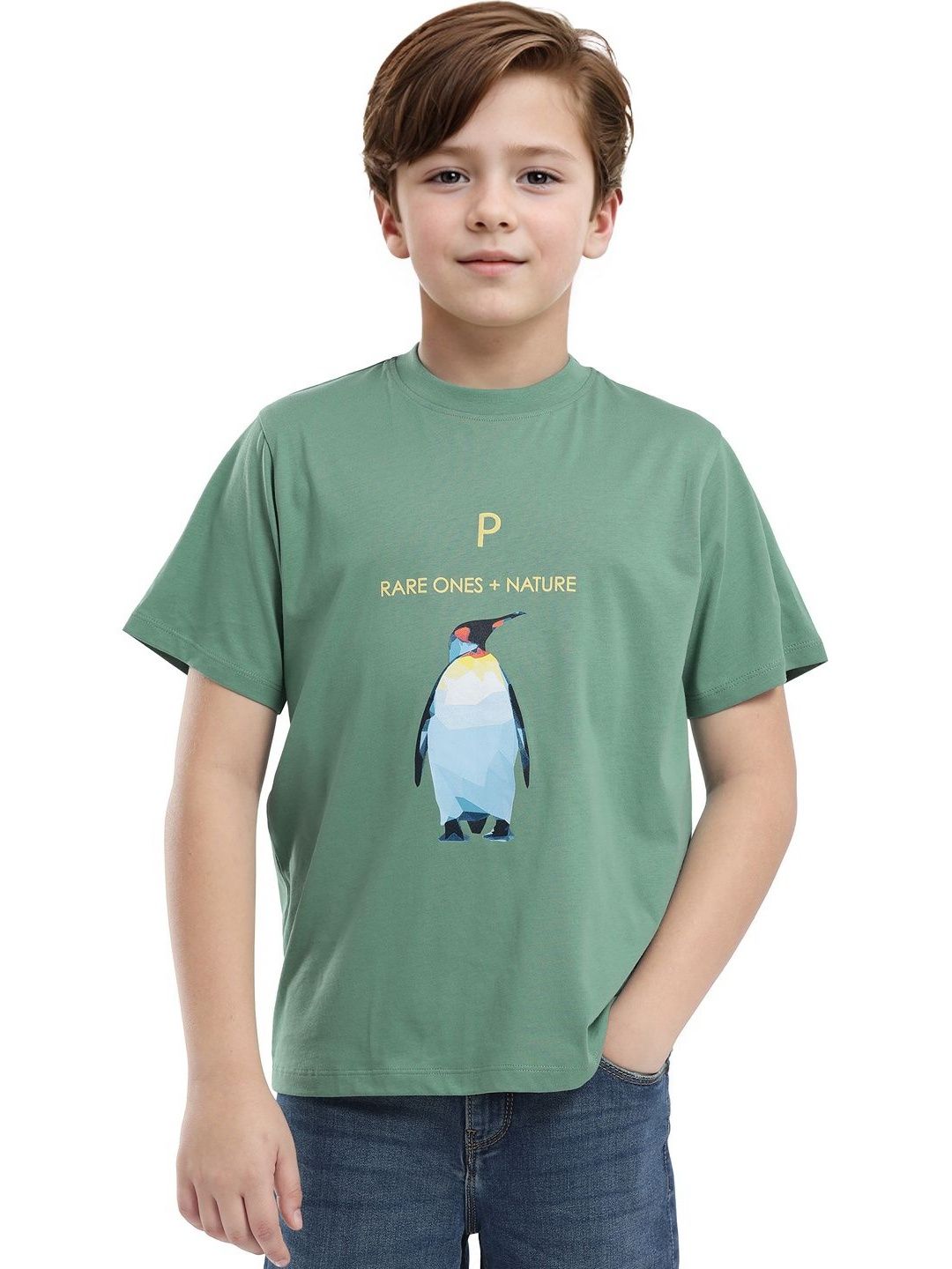 RARE ONES Boys Graphic Round Neck Short Sleeves Regular Fit T-shirt-picture-15