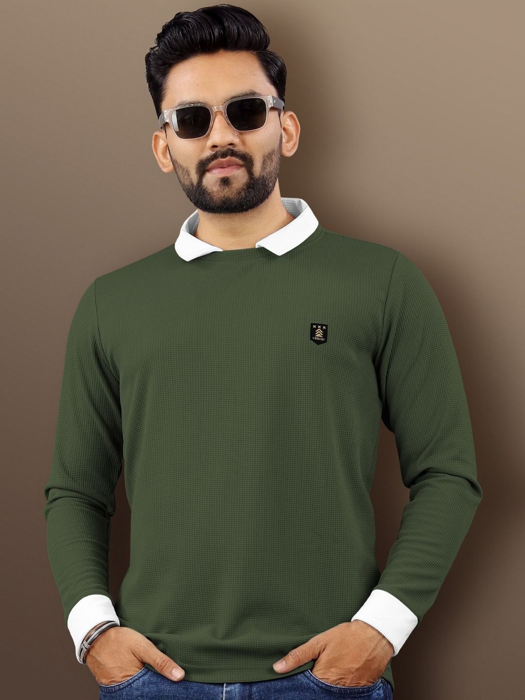 VeBNoR Men Polo Collar T-shirt-picture-37