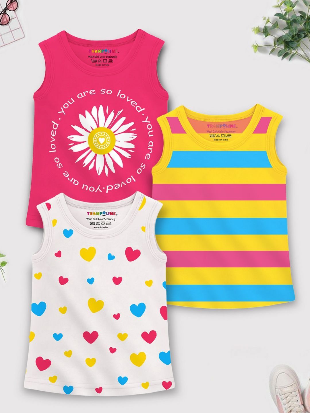 YK X Trampoline Girls 3 Printed Applique T-shirt-picture-29