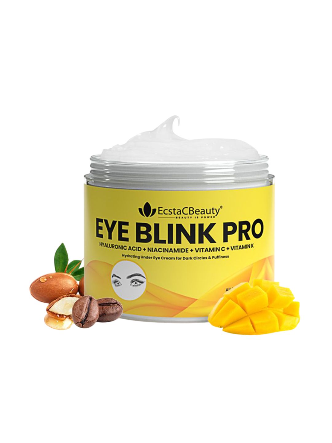 EcstaCBeauty Eye Blink Pro Under Eye Creams With Niacinamide For Dark Circles - 50 g-image-2