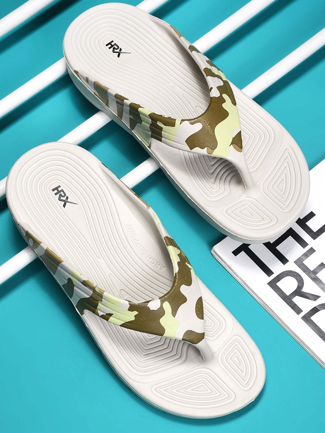 HRX by Hrithik Roshan Men Printed Rubber Slip-On-picture-23
