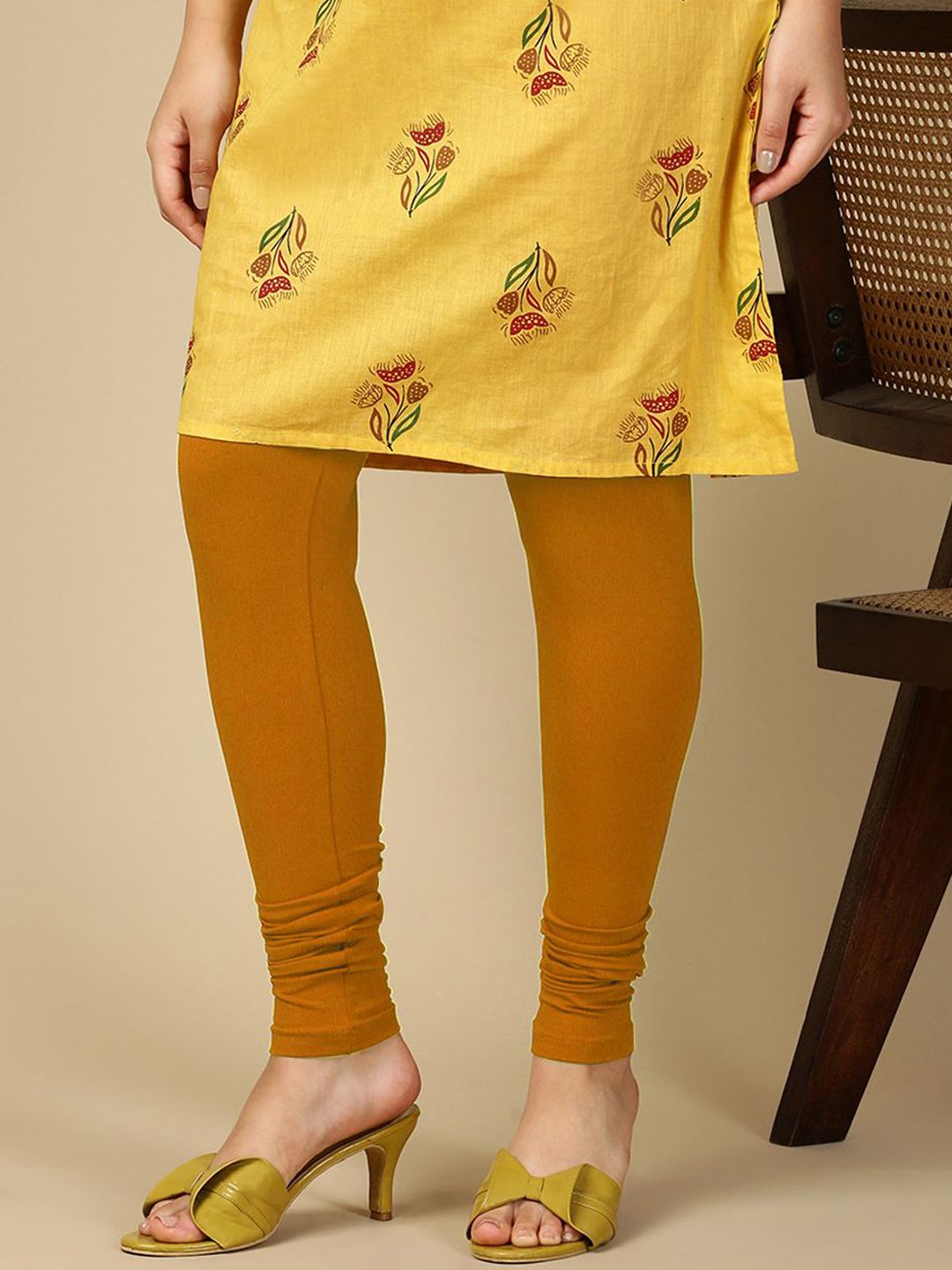 PYNK Women Churidar Length Leggings-picture-50