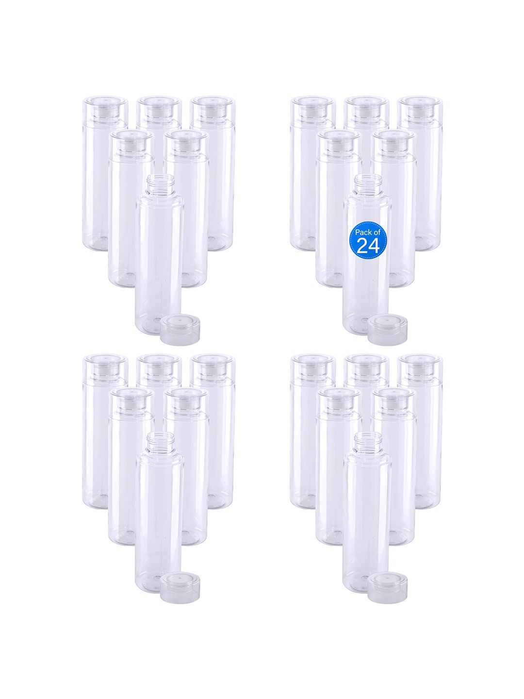 Kuber Industries Transparent Set of 6 Plastic Solid Water Bottle-picture-34