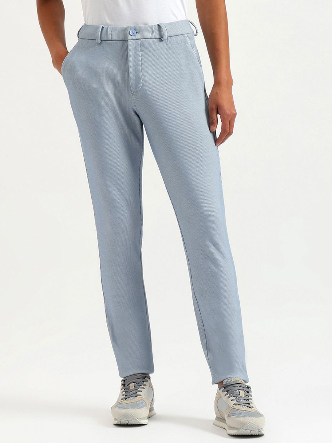 United Colors of Benetton Men Striped Trousers-picture-27