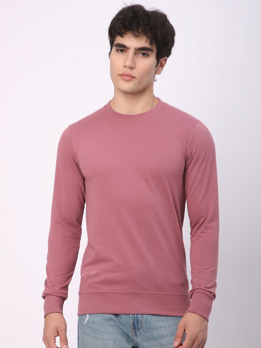 Stitch Hub Men Solid Cotton Sweatshirt-picture-50
