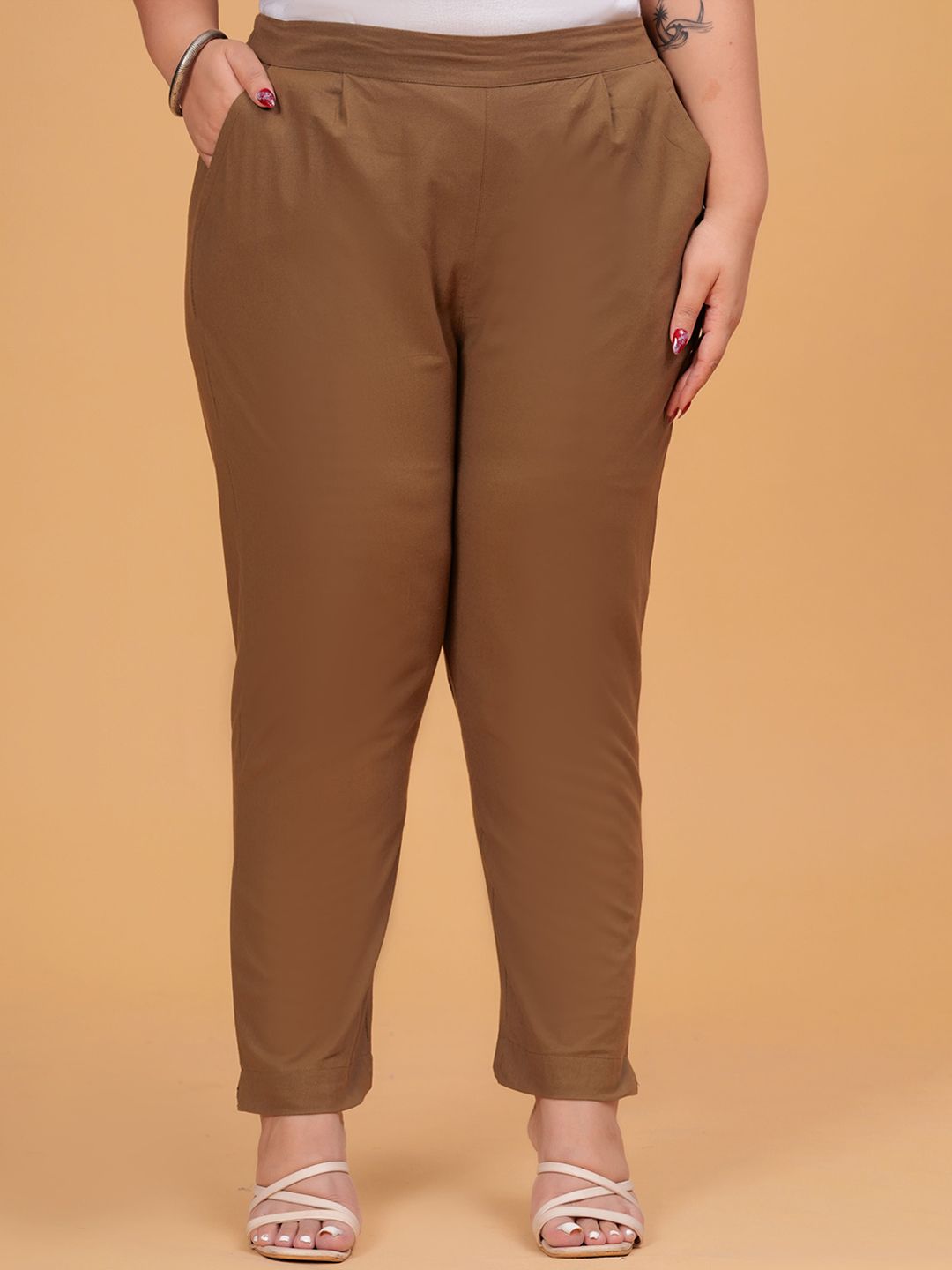 DIGITAL SHOPEE Women Solid Trousers-picture-33
