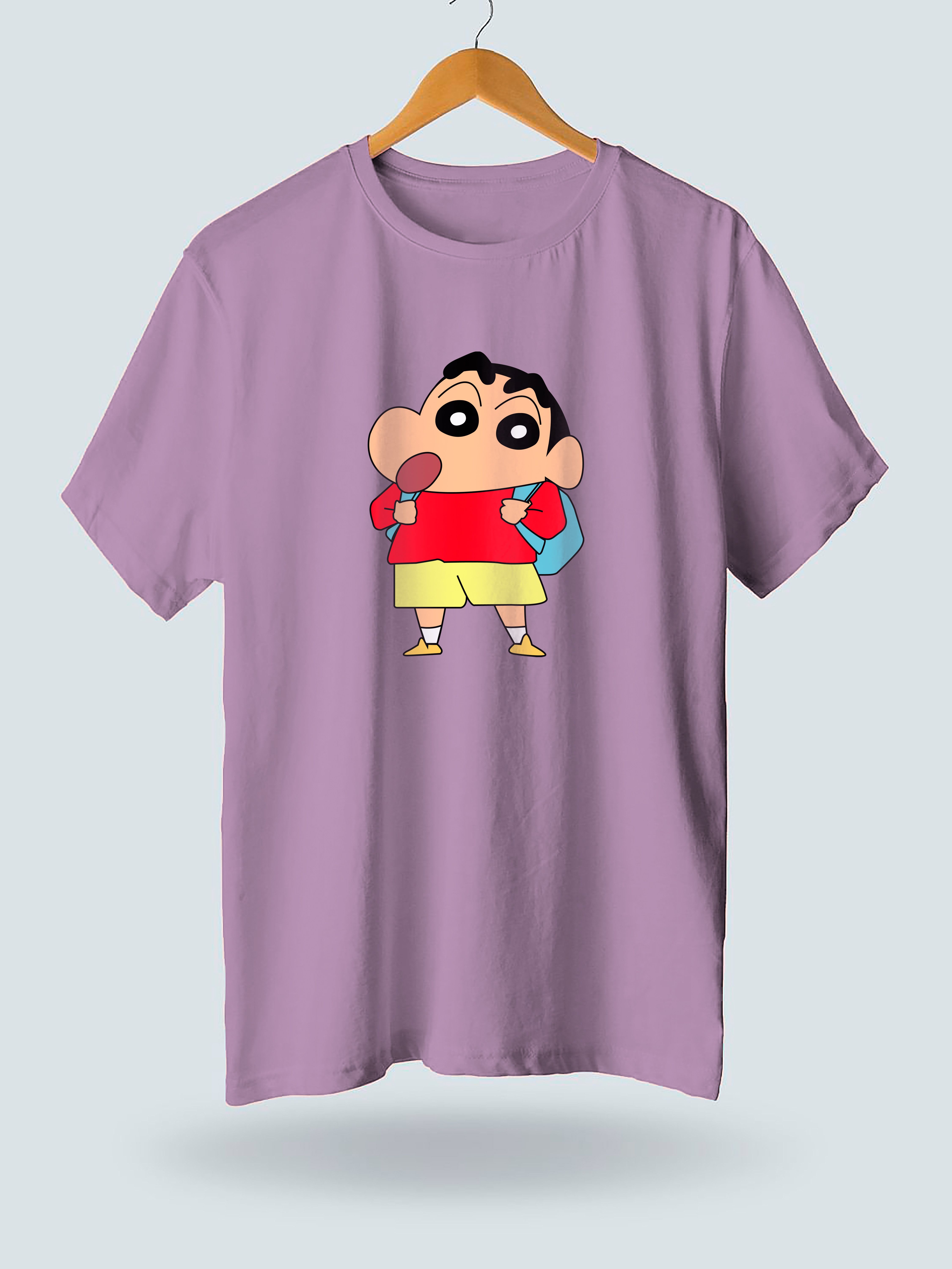 Jack Paris Men Shinchan Graphic Printed Relaxed Fit Cotton T-shirt-picture-25