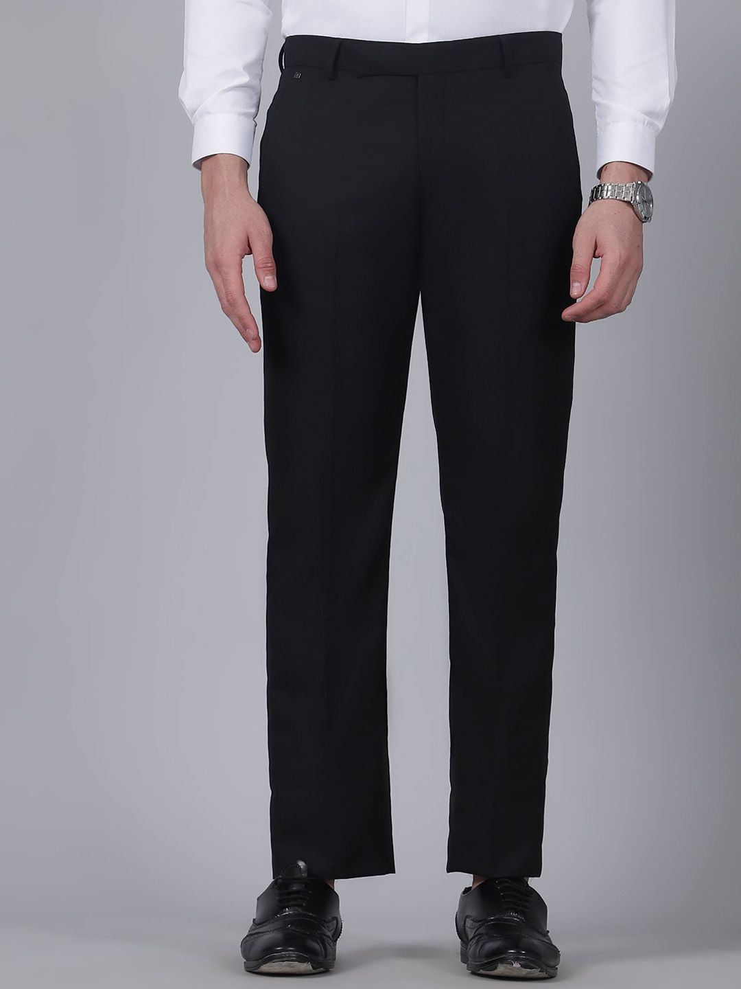 Cantabil Men Original Regular Fit Mid-Rise Flat-Front Formal Trouser-picture-29