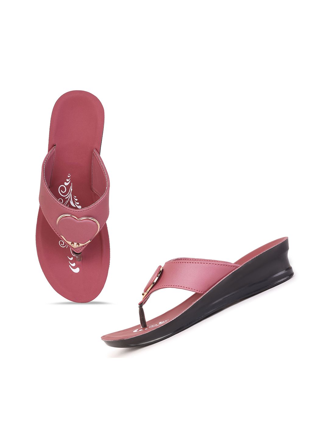 PENNEN Women Printed Regular Open Toe Comfort Heels-image-40