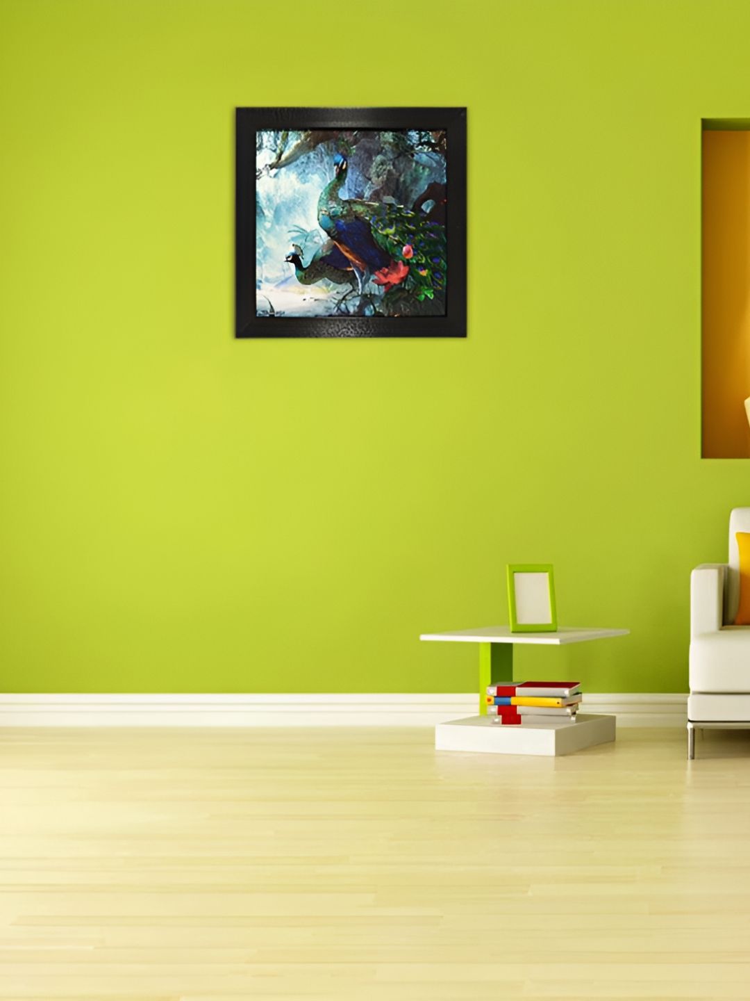 Chaque Decor Black & Blue Birds & Animals Wooden Wall Art-picture-16