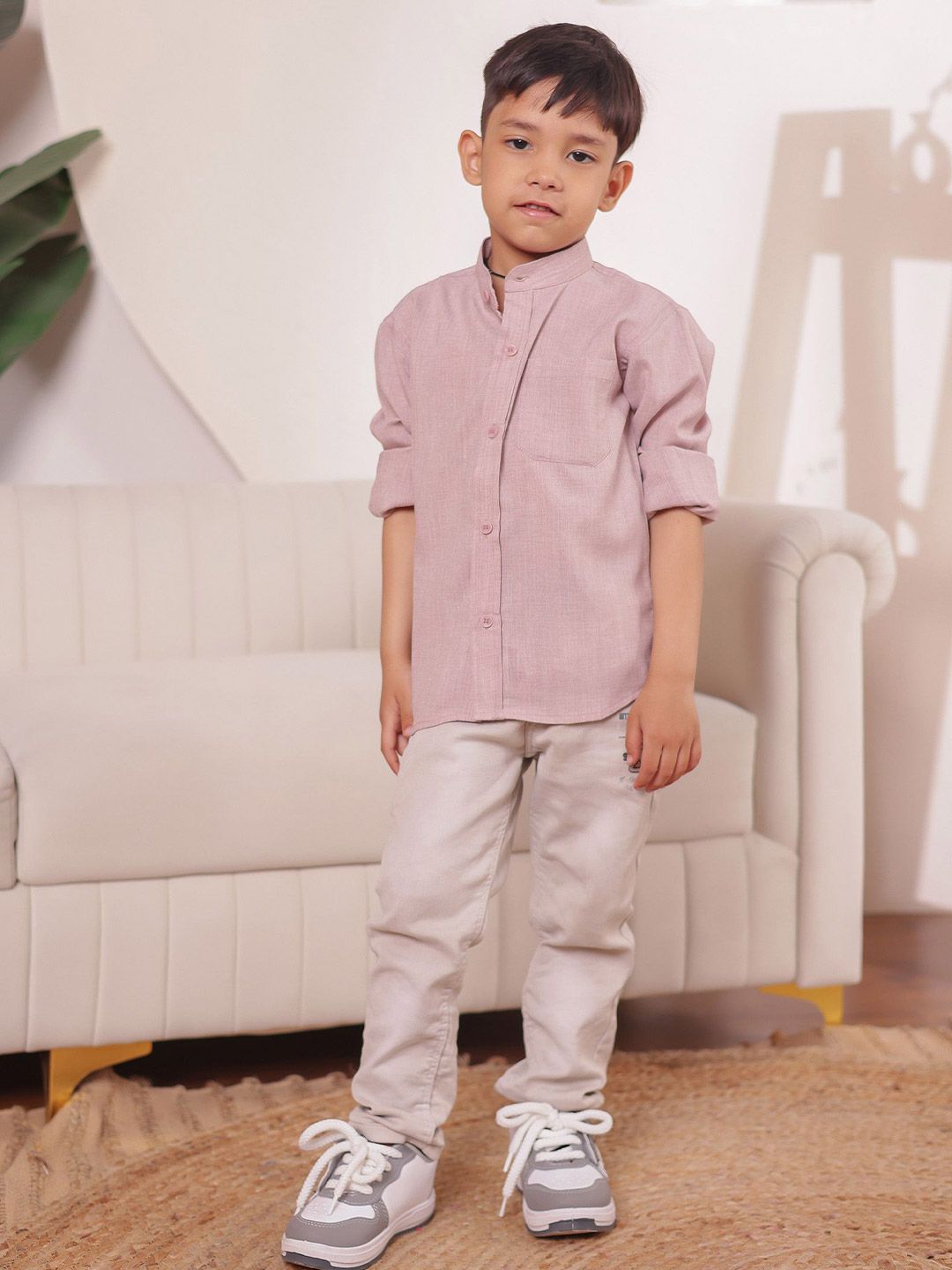 Stuffie Land Boys Classic Checked Casual Shirt-picture-25