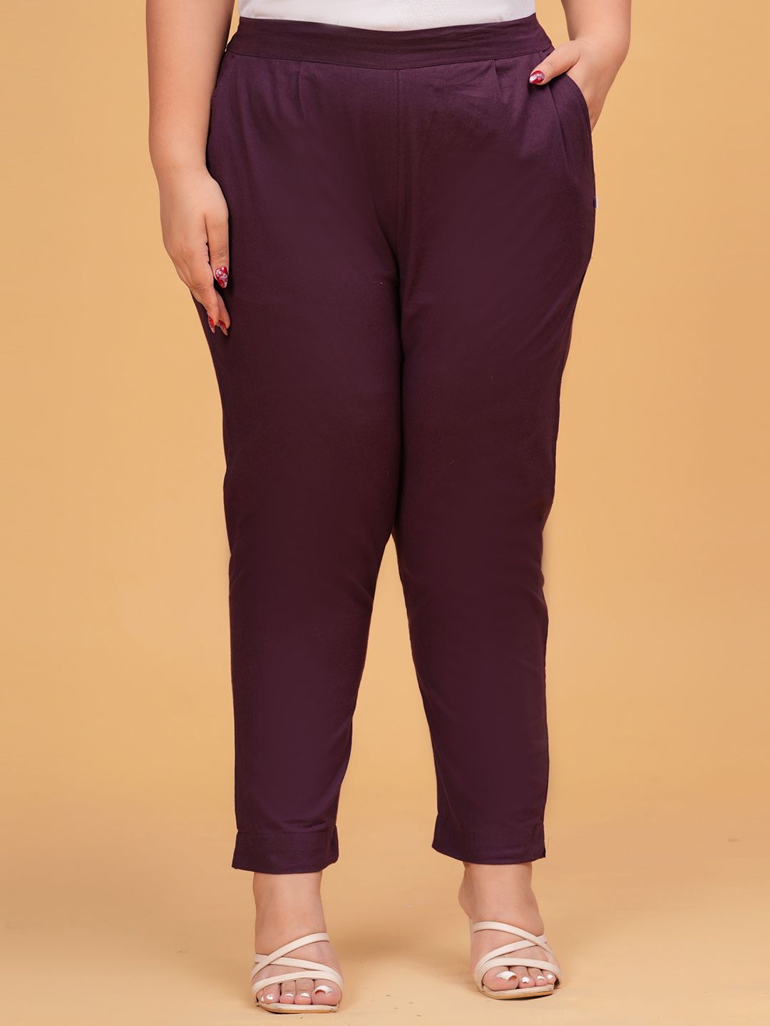 DIGITAL SHOPEE Women Solid Trousers-picture-15
