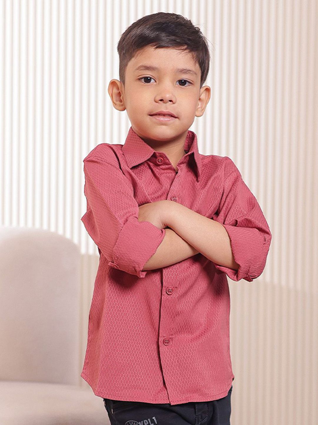 Stuffie Land Boys Classic Striped Casual Shirt-picture-22