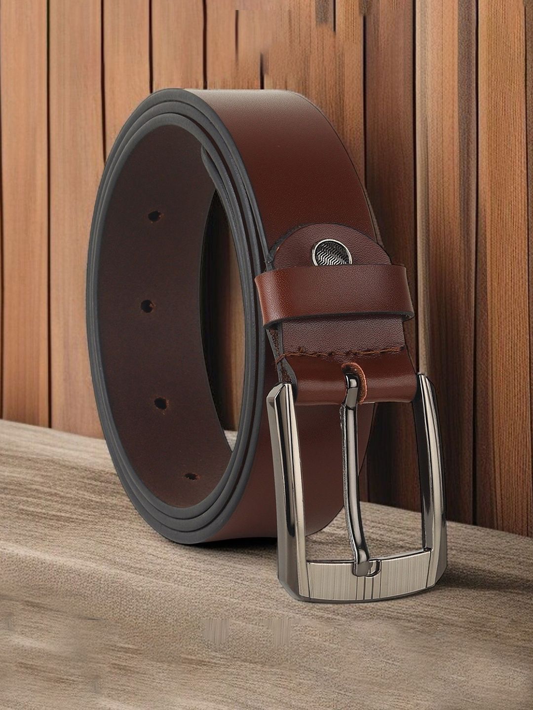 The Roadster Lifestyle Co Men Leather Formal Belts-image-24