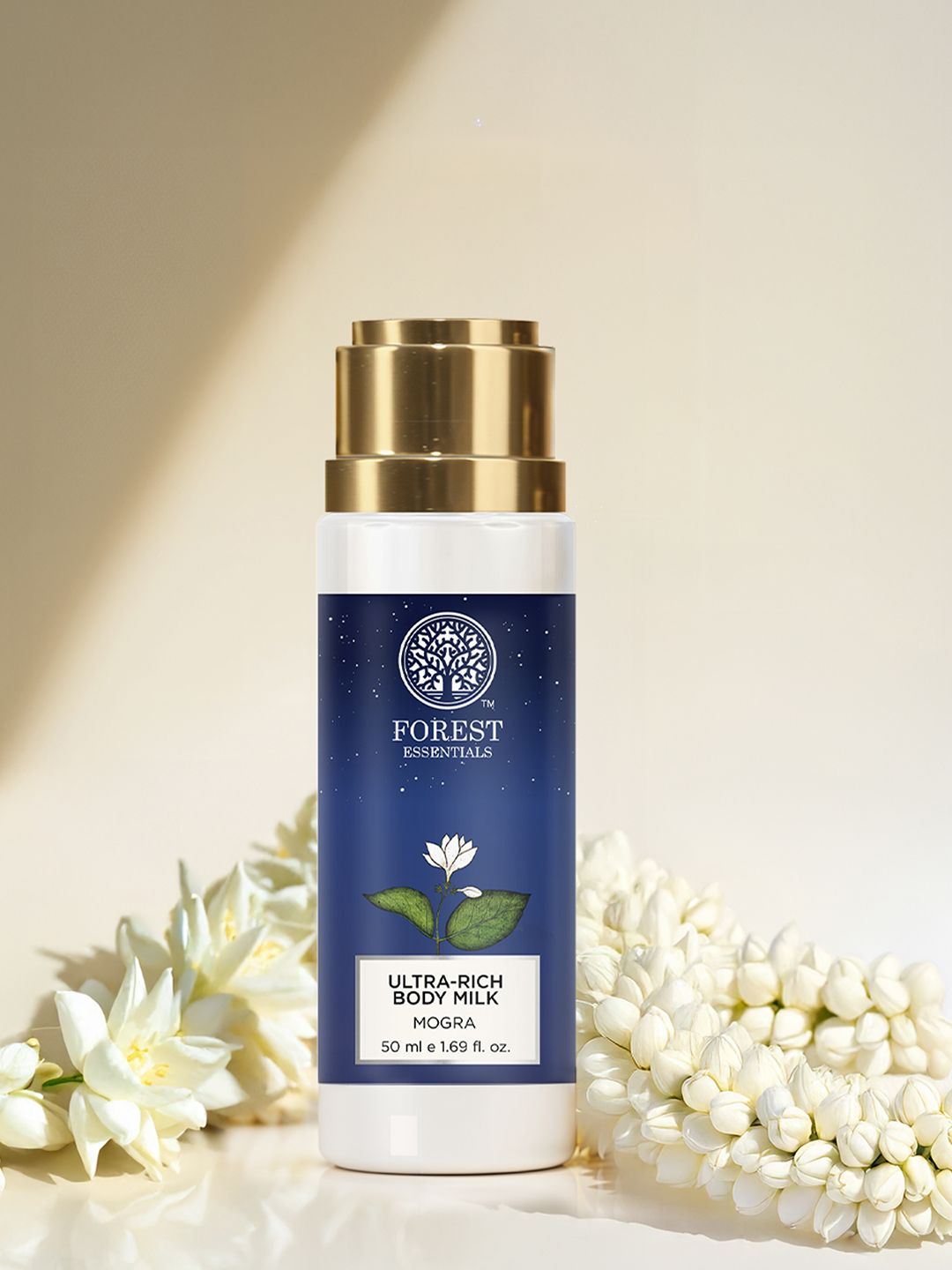 Forest Essentials Mogra Ultra-Rich Body Milk with Sweet Almond & Aloe Vera - 50 ml-image-9