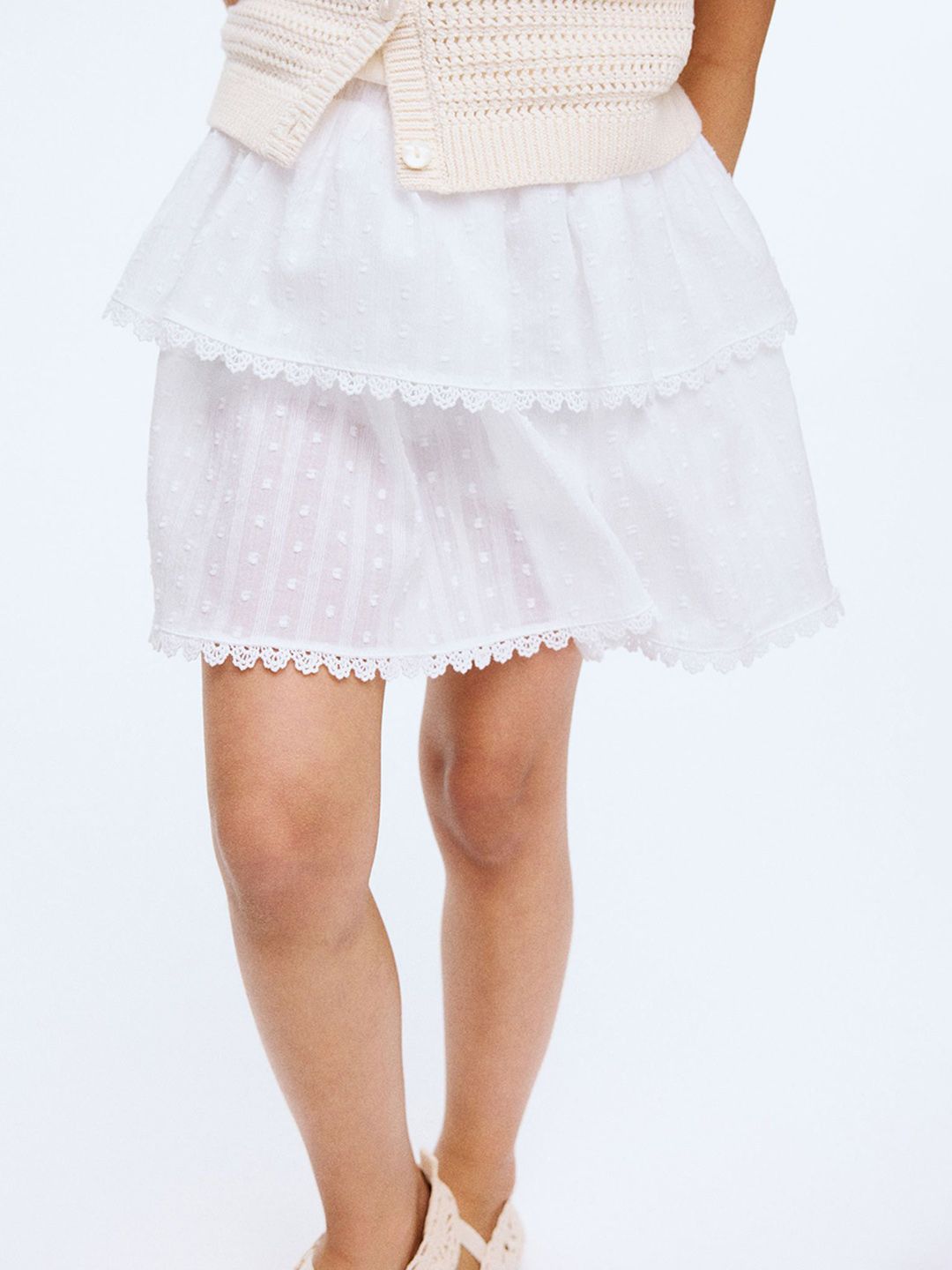 H&M Tiered Cotton Skort-picture-13