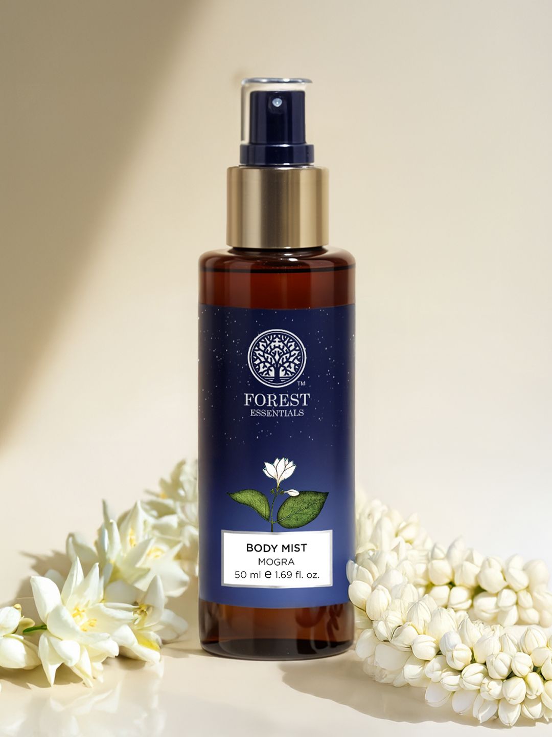 Forest Essentials Mogra Cooling Body Mist with Anantmool & Aloevera - 50 ml