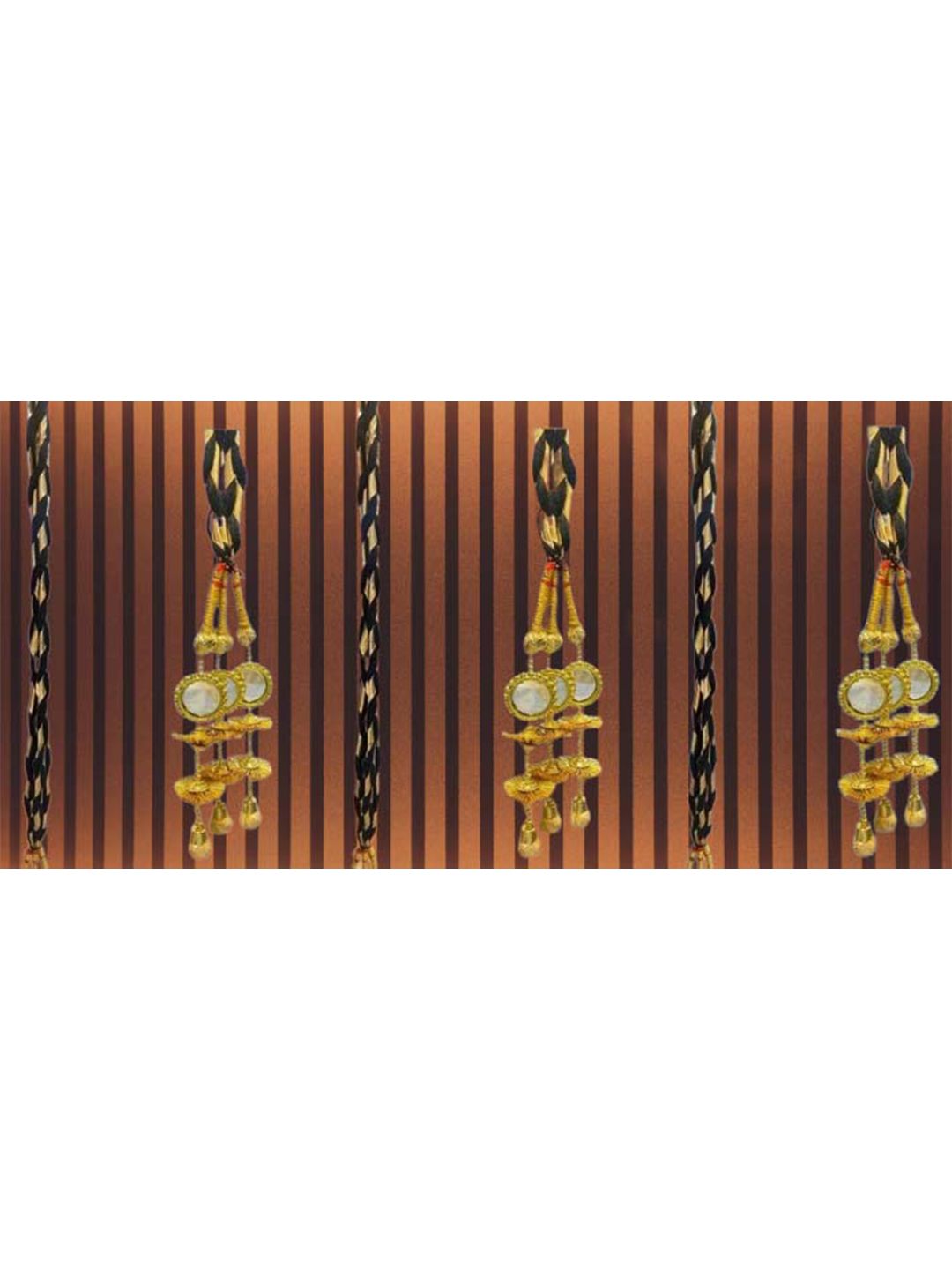 CARAPACE Women Buy 2 Get 1 Free Embellished Ponytail Holders-image-30