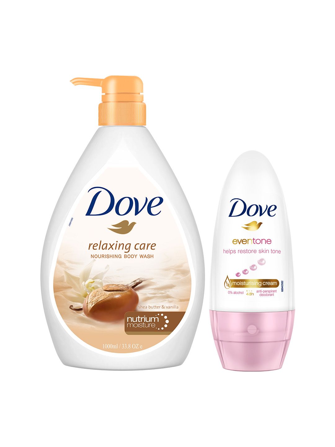 Dove Set Of Relaxing Shea Butter Body Wash & Eventone Deodorant Roll 1000ml + 50ml-picture-12