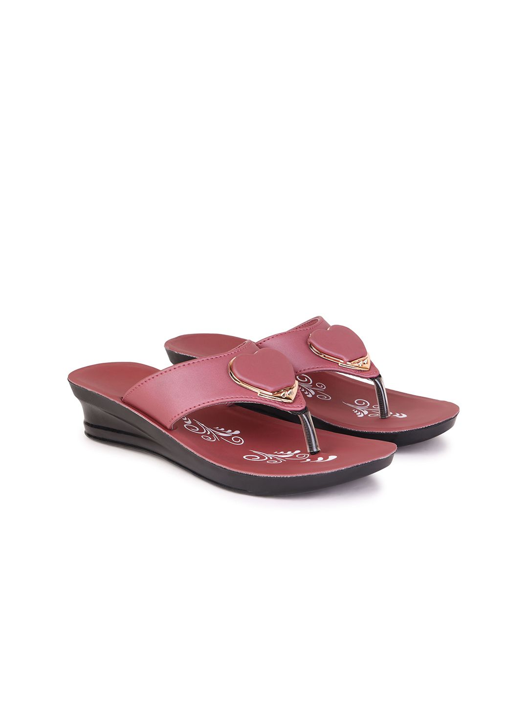 PENNEN Women Printed T-Shape Open Toe Flats-picture-44