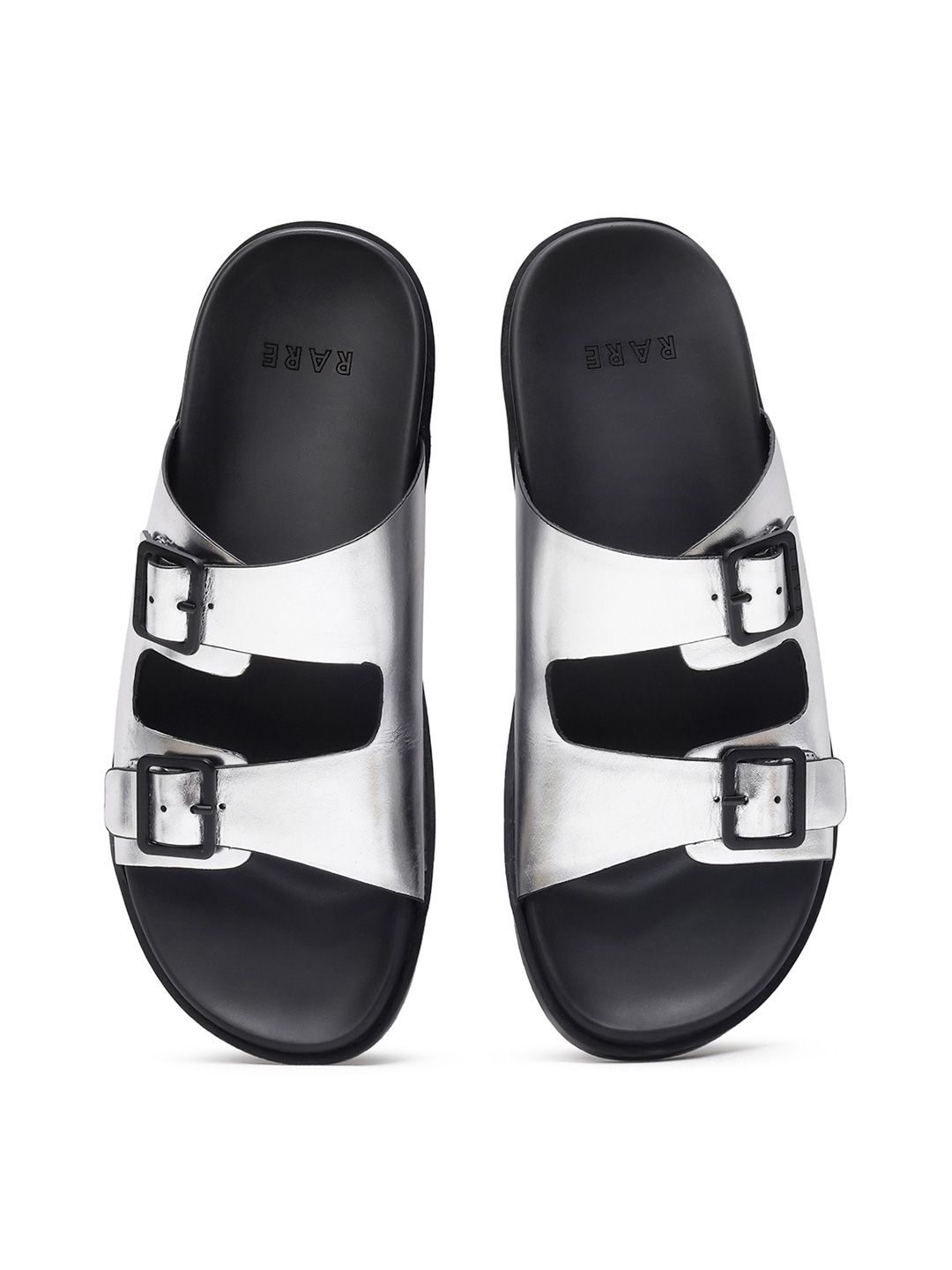 RARE RABBIT Men Leather Comfort Sandals-image-10