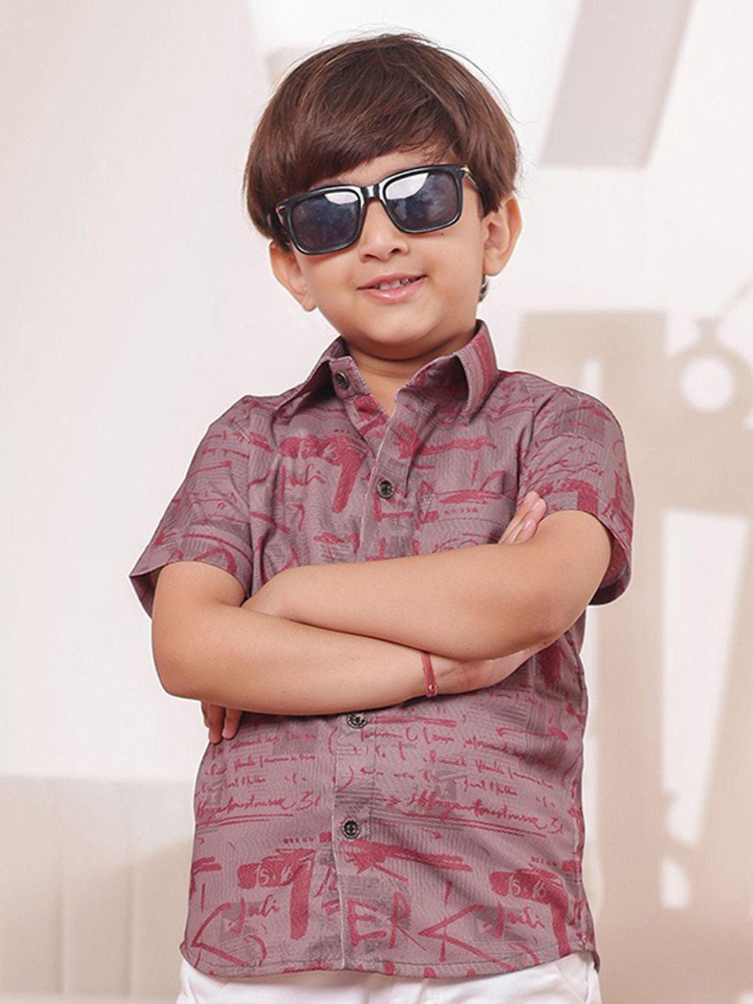 Stuffie Land Boys Classic Checked Casual Shirt-picture-21