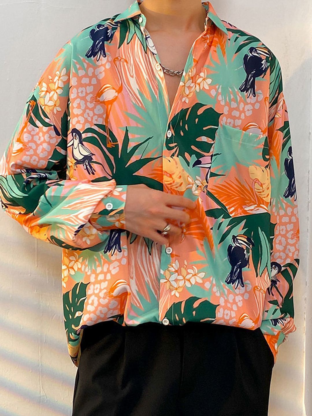 Mast & Harbour Men Floral Printed Casual Shirt-picture-18