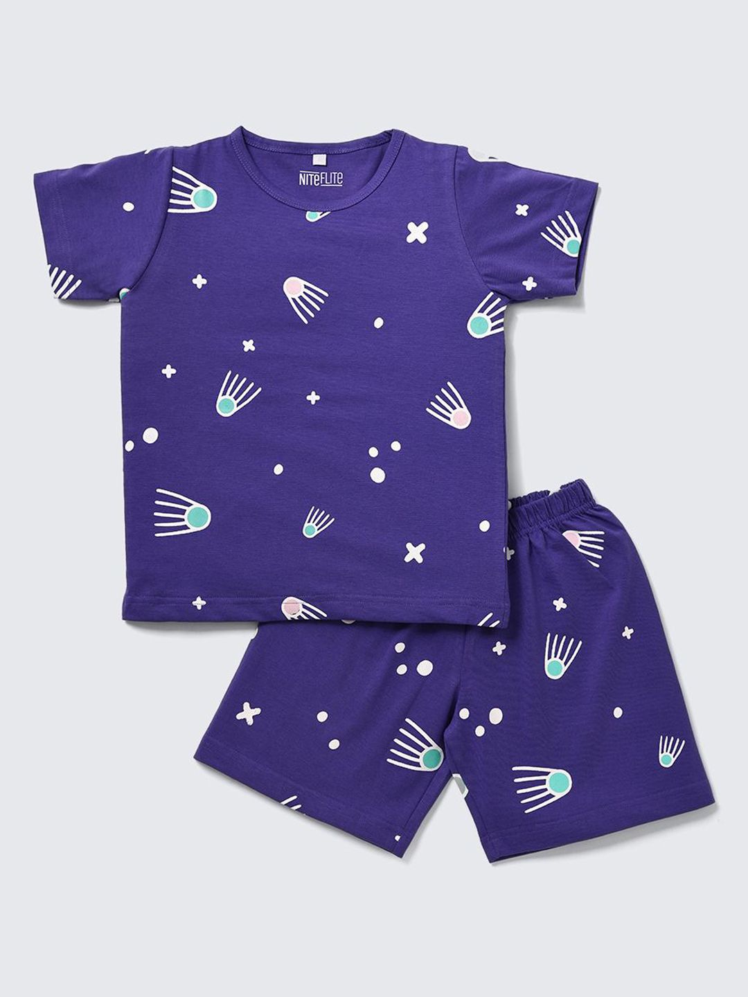 Nite Flite Unisex Kids Printed Night suit-picture-28