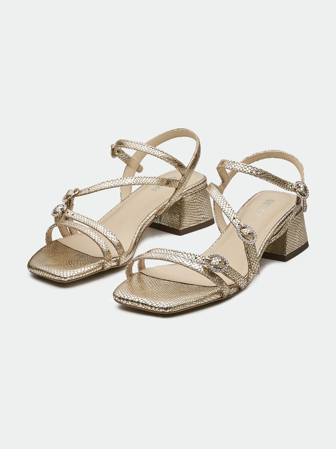 Oroh Women Leather Open Toe Block Heels Sandals-picture-32