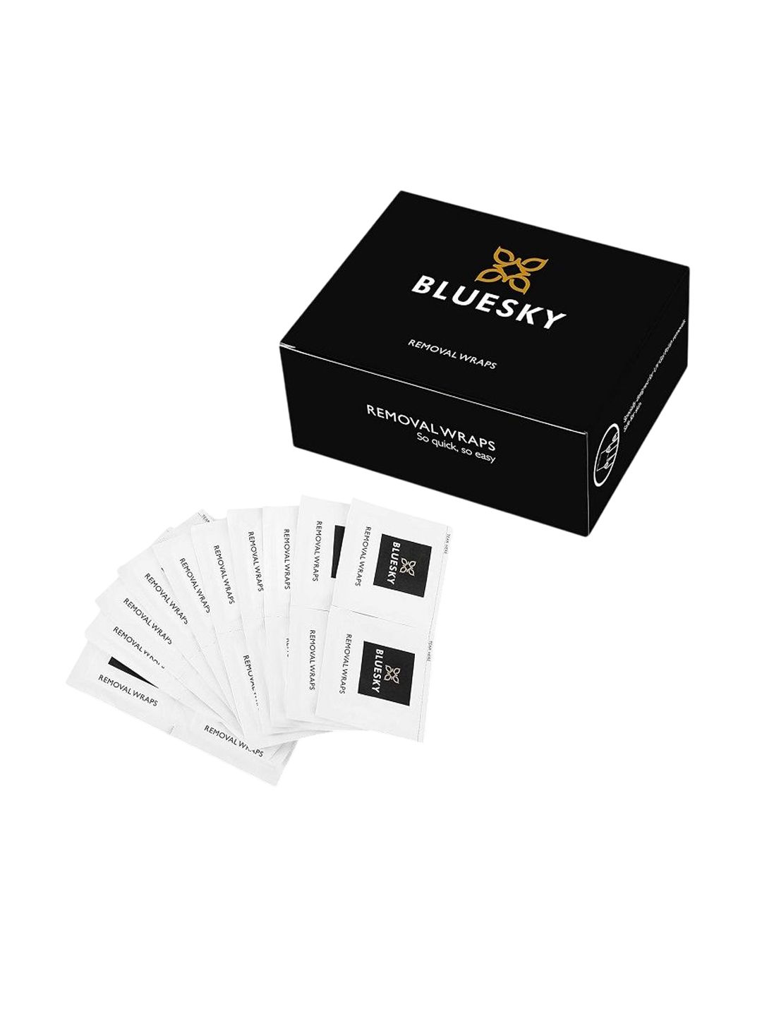 BLUESKY Pre Soaked Acetone Gel Polish Remover Wraps - 200 Pieces-picture-17