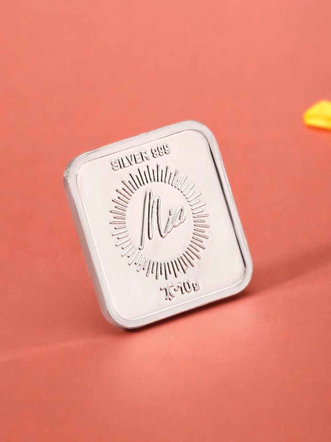 Mia by Tanishq Gayatri Mantra Silver Coin 10g-picture-46