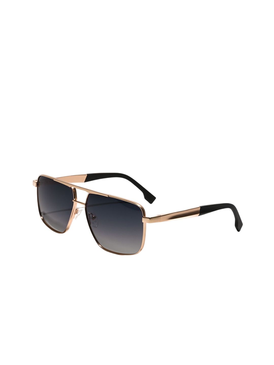 Urban Scissors Unisex Rectangle Sunglasses with UV Protected Lens LUMEN-GOLD-SUN-image-4