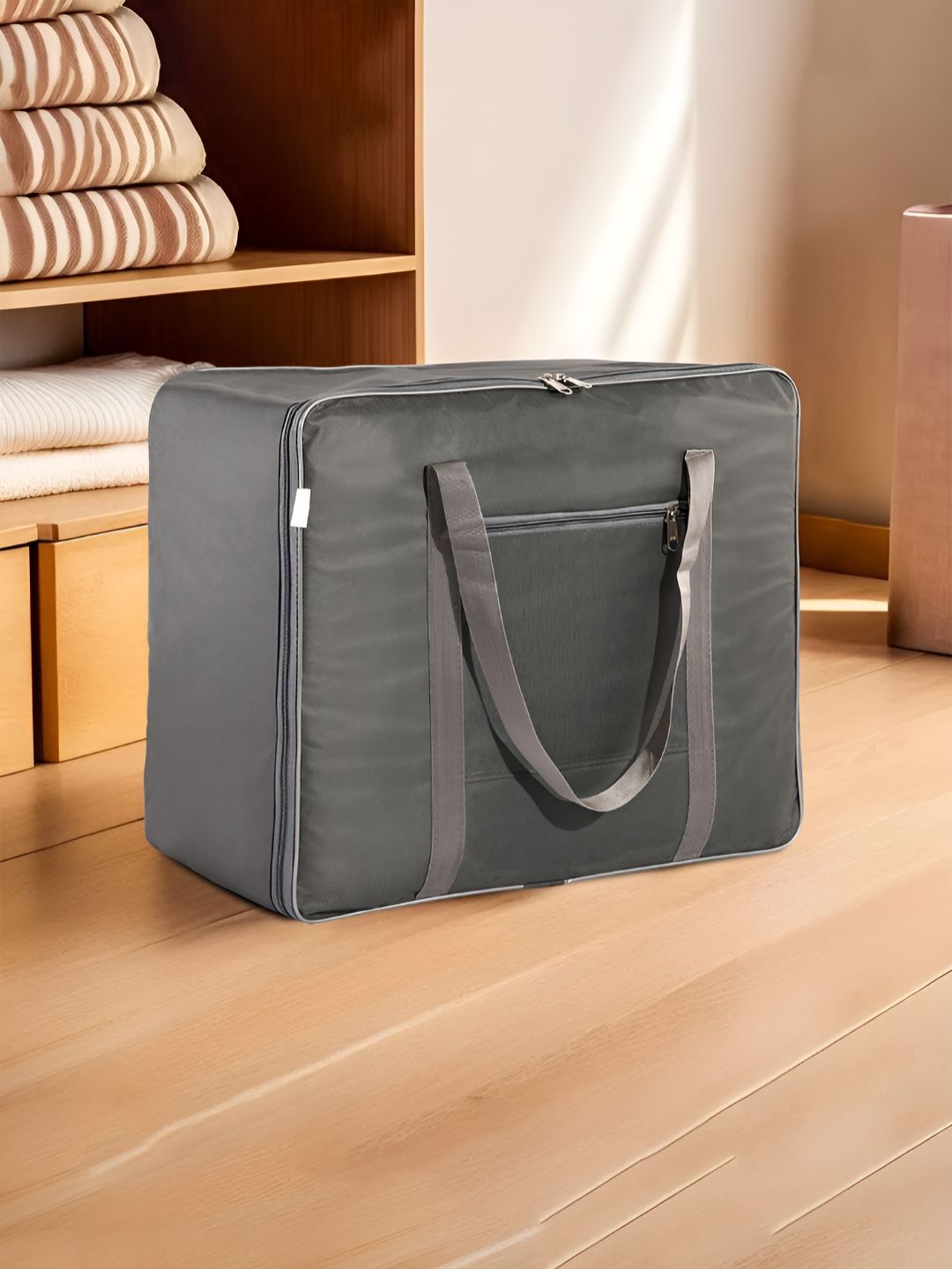 Myntra Elegant Homes Storage Bag Grey Regular Multi-Utility Organisers-picture-38