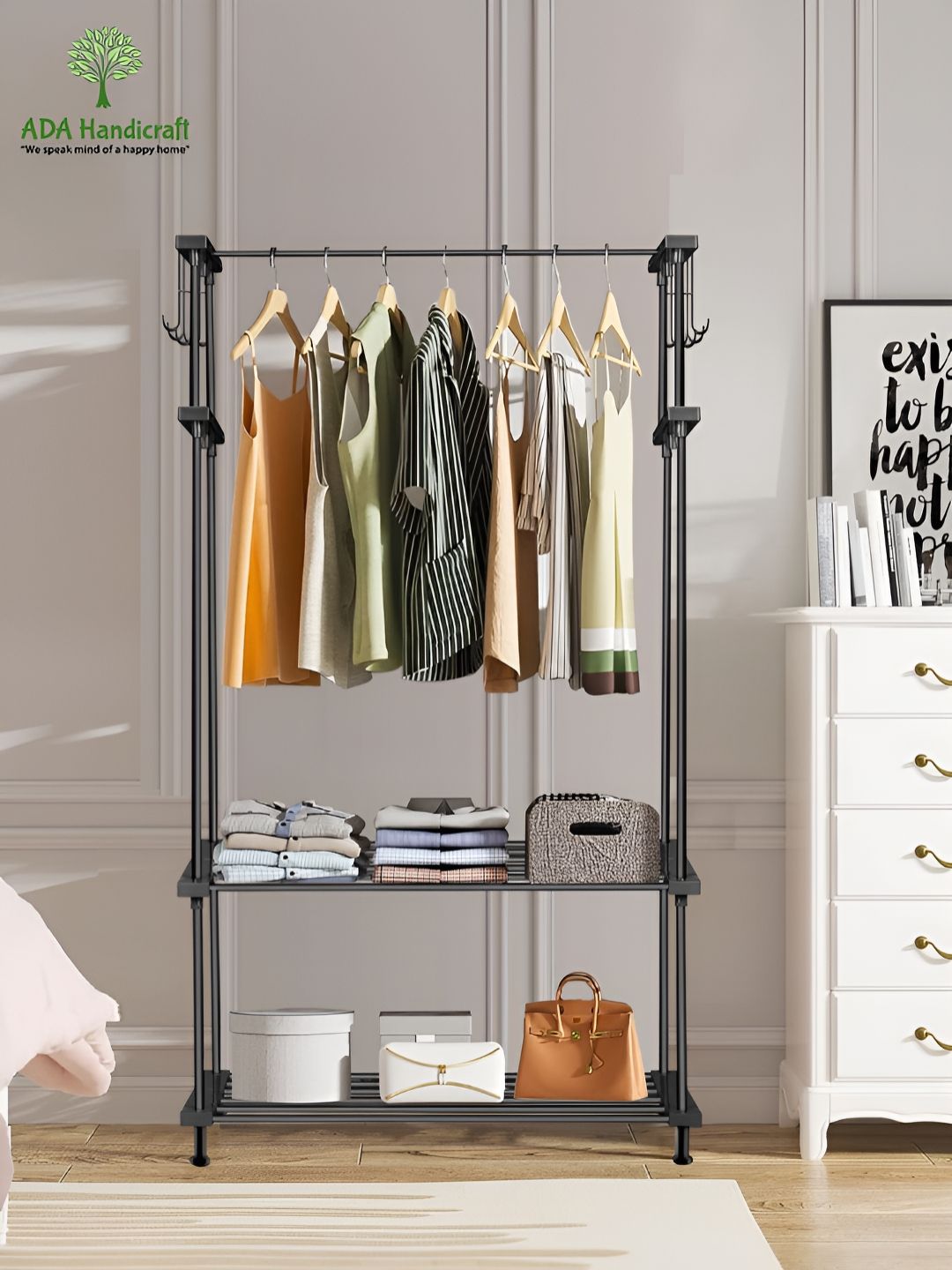 ADA Handicraft Black Regular Drizzle Rack Organisers-image-8