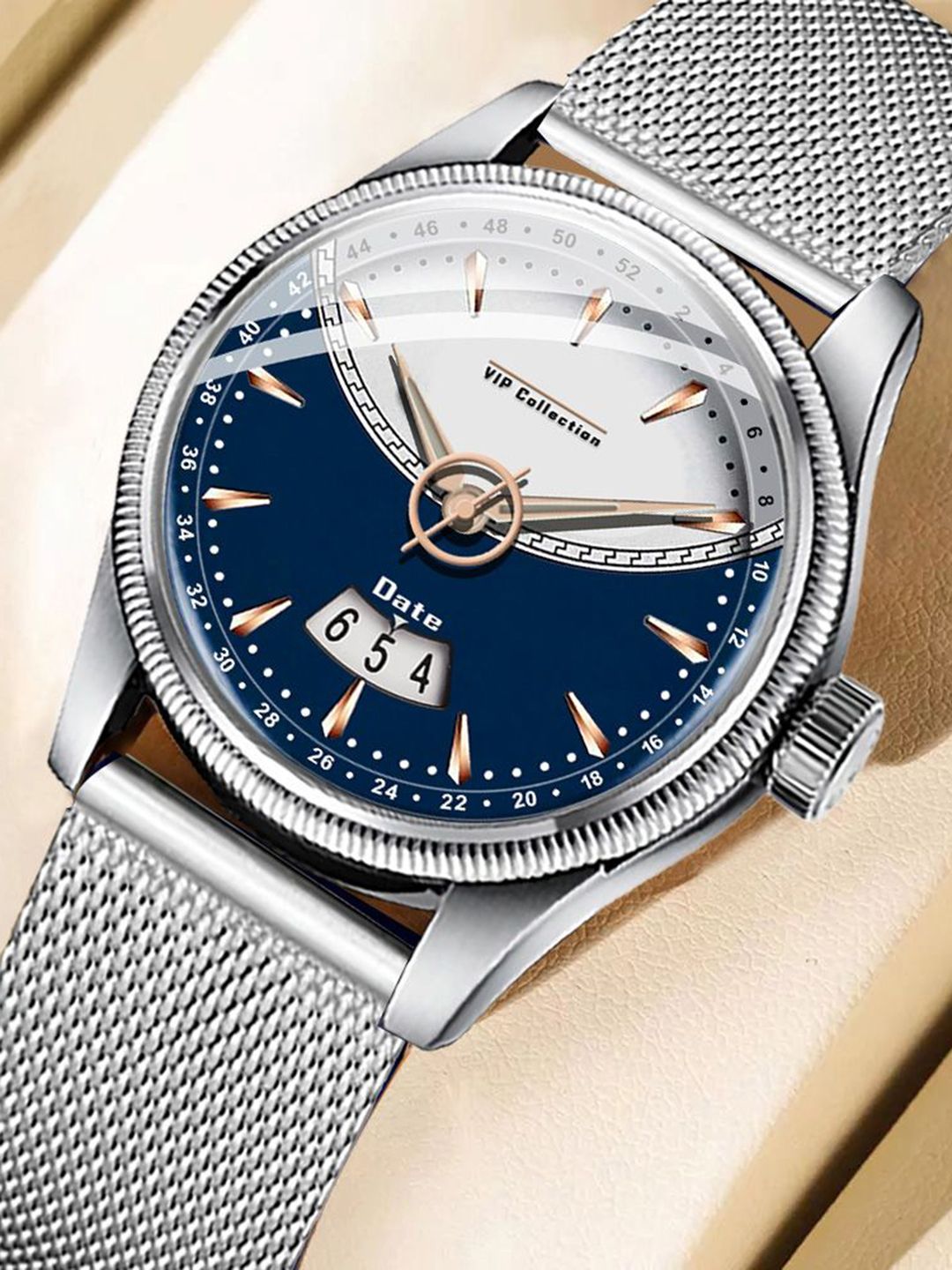 DOUBLERUN Men Bracelet Style Straps Analogue Multi Function Watch H05N9004-picture-31