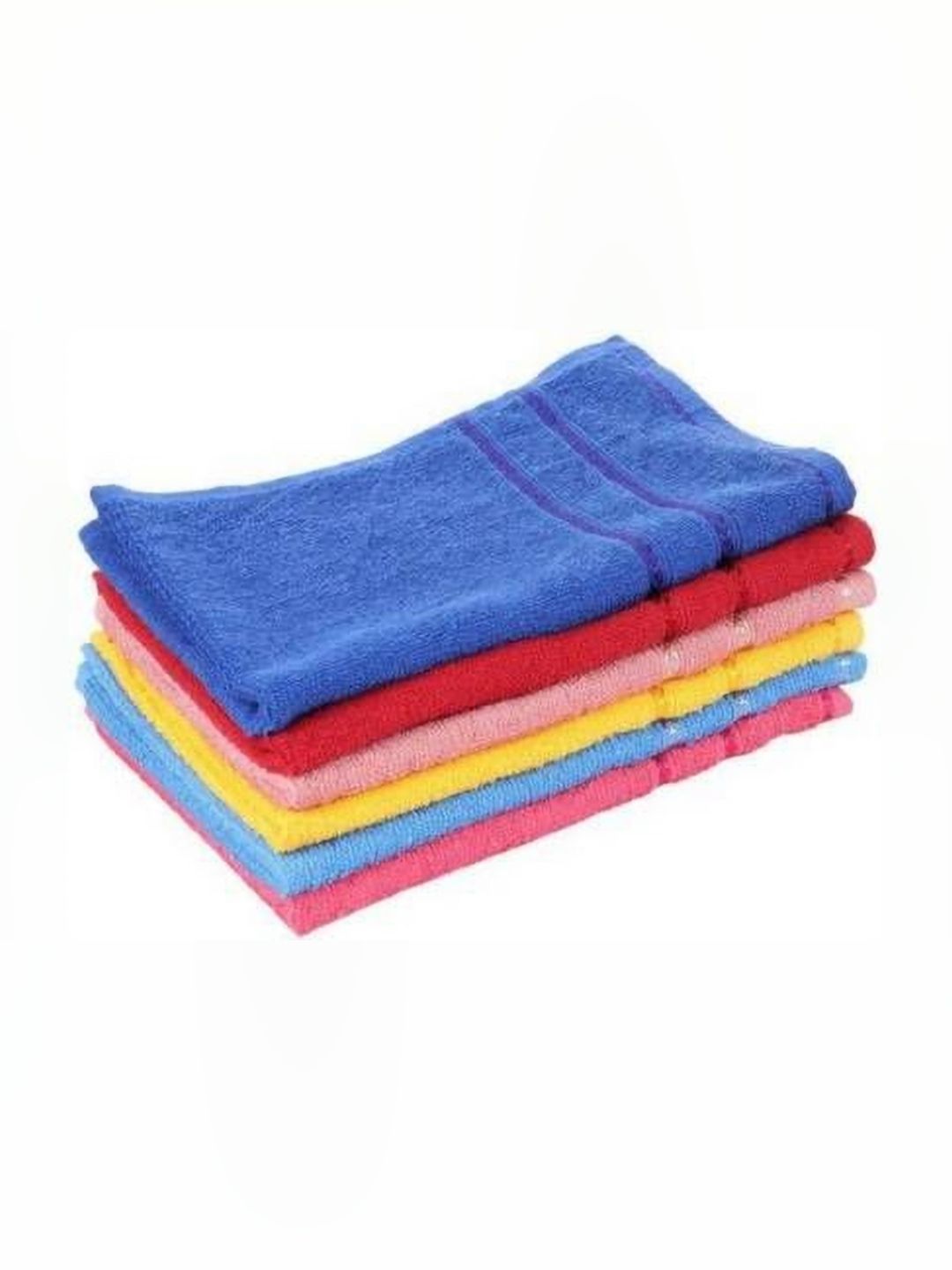 AYUS 6Pcs Blue & Pink 450 GSM Hand Towels-picture-49