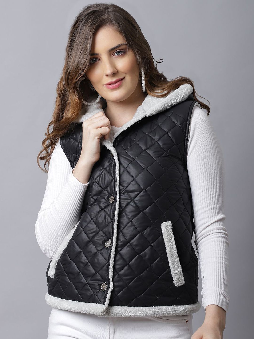 JAKANARY Women Solid Lightweight Hooded Parka Jacket